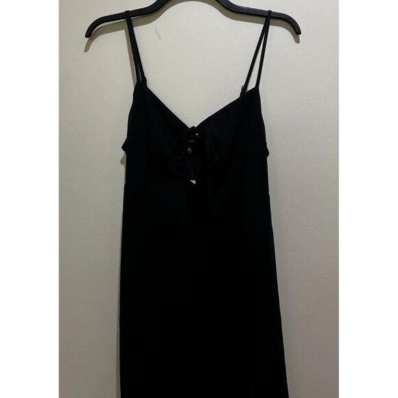 NWT ~ Wild Fable Spaghetti Strap High low Long Black Dress ~ Size Med - Picture 5 of 11
